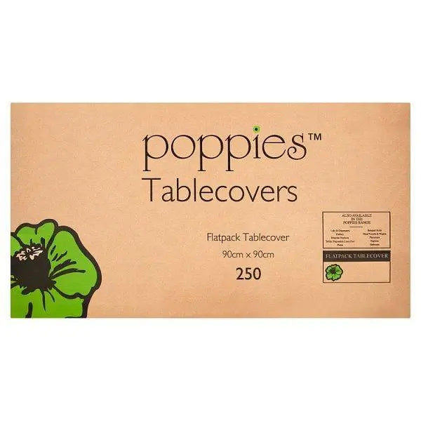 Poppies 250 Flatpack Tablecovers
