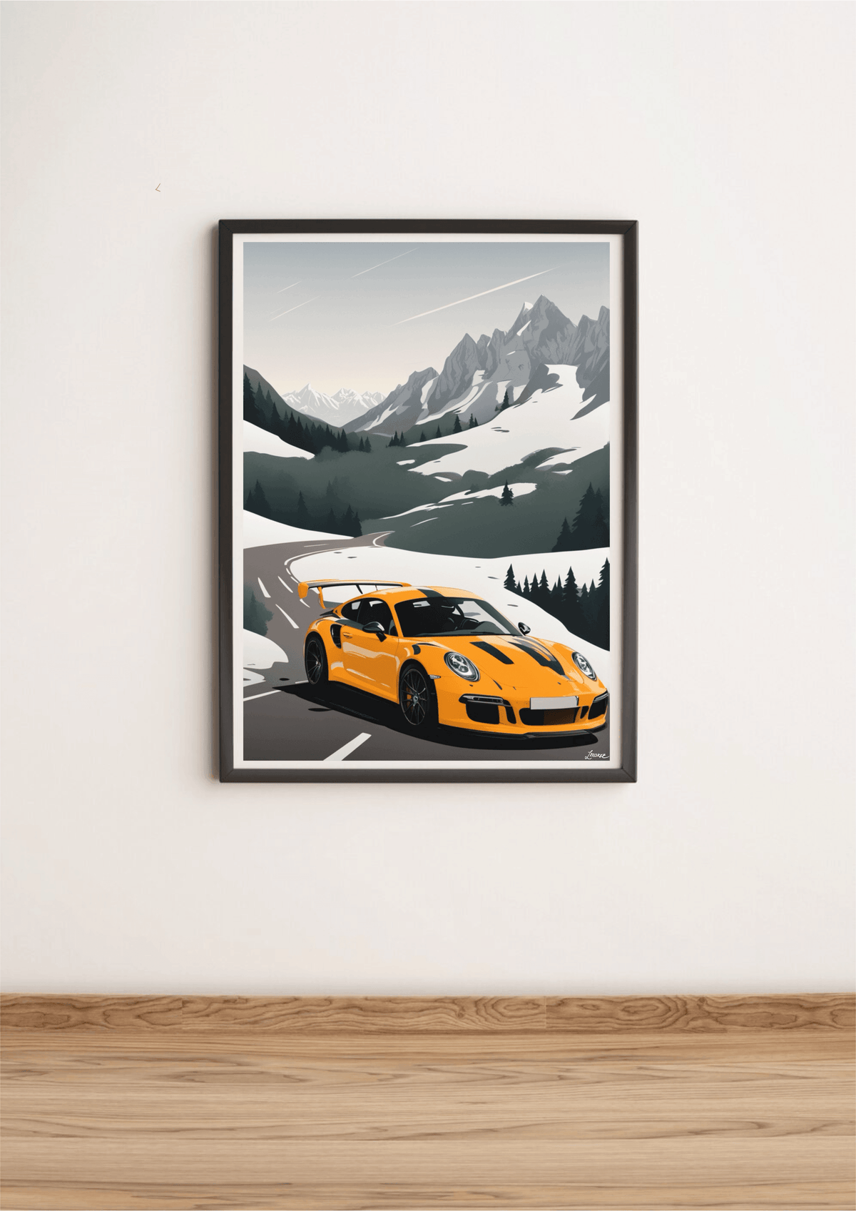 Alpine Drive Wall Art print
