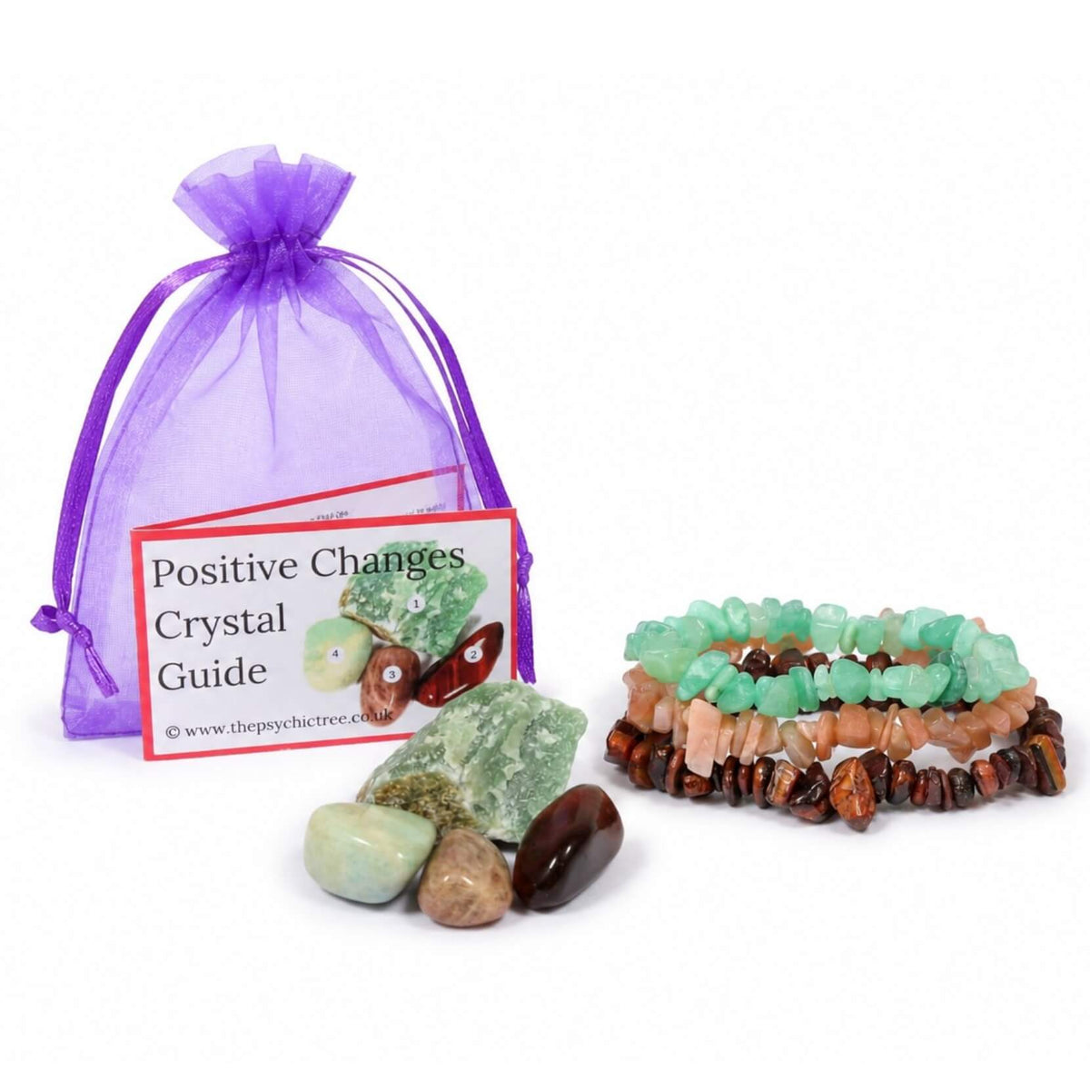 Positive Changes Healing Crystals & Bracelets Collection