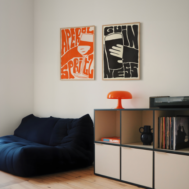 Funky Aperol Typography - A5 Print