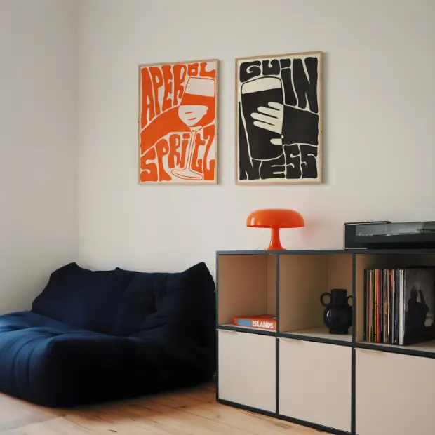 Funky Aperol Typography - A5 Print
