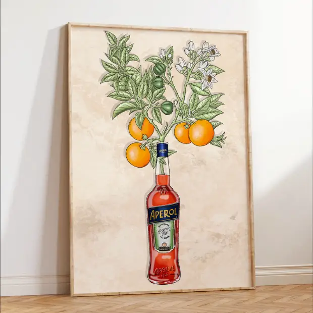 Aperol & Oranges - A5 Print