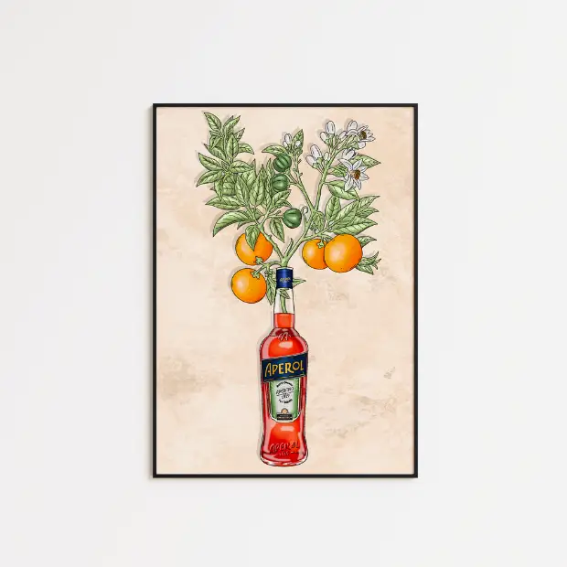 Aperol & Oranges - A5 Print