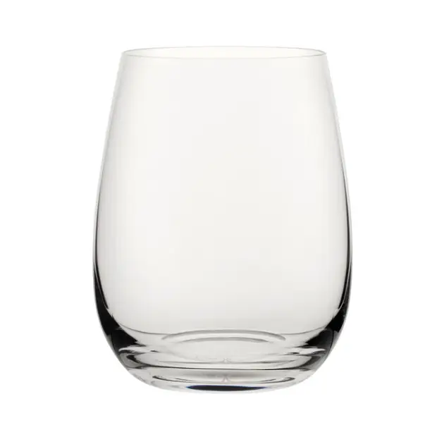 Amber Glass Whisky Tumblers - 350ml - Set of 6