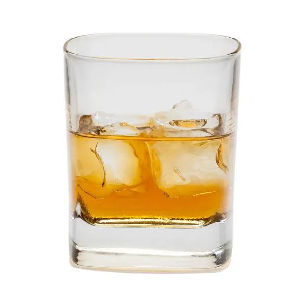 Luigi Bormioli Square Whisky Tumblers - 240ml - Set of 6