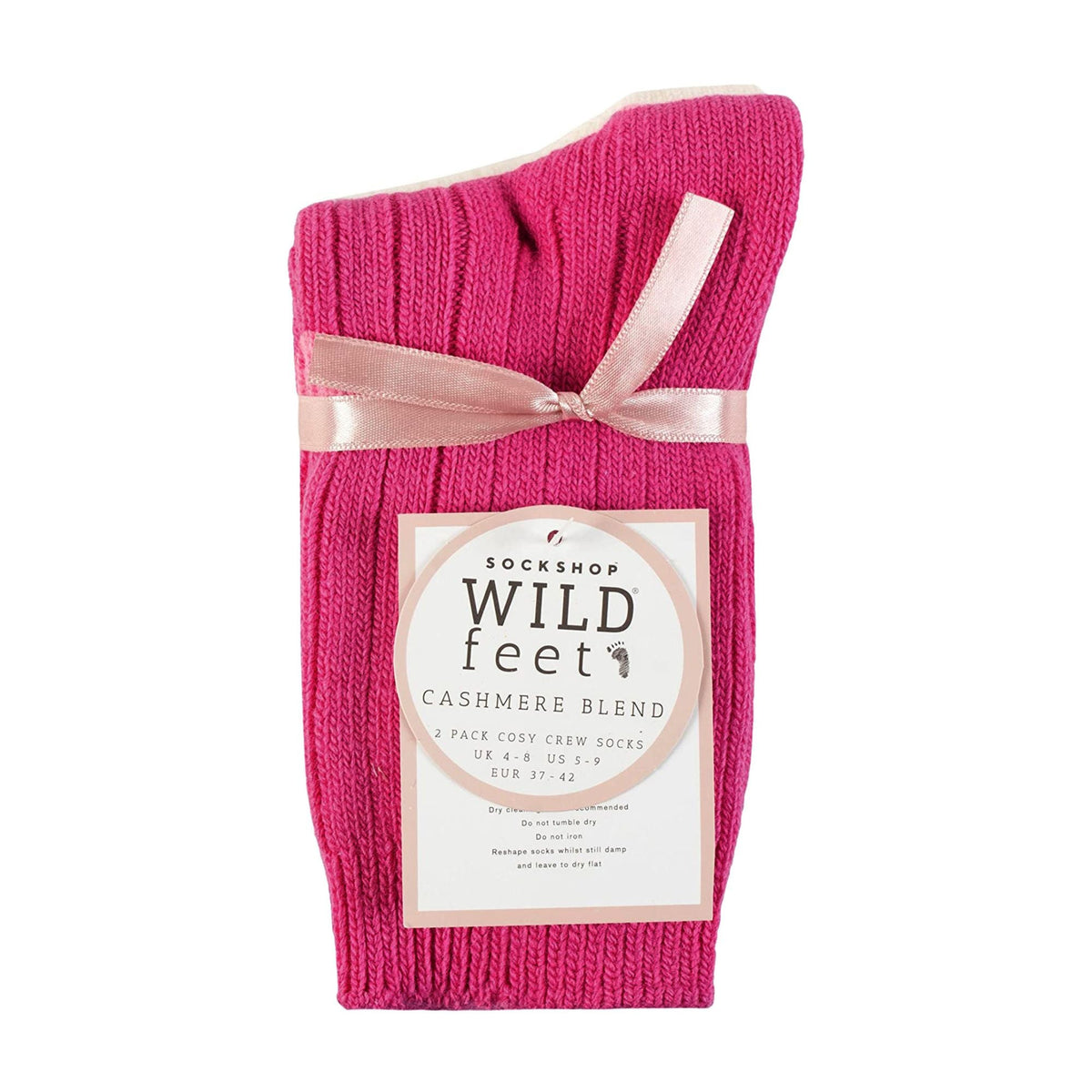 2 Pack Ladies Cashmere Wool Bed Socks for Sleep