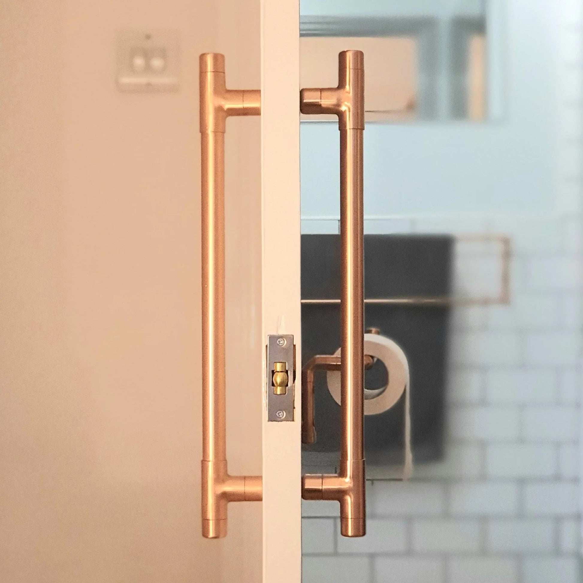 Stance Copper Door Handle