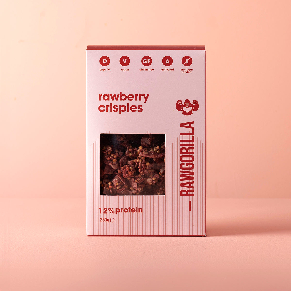 Rawberry Crispies - 250g - RAWGORILLA