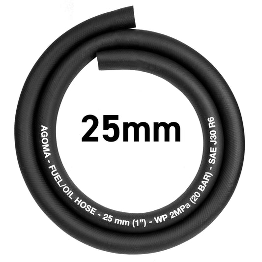 Rubber 25mm Braided Fuel, Oil Hose SAE J30 R6 for Pipe and Water Fitting