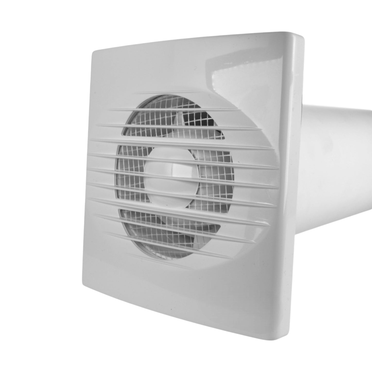 Through Wall Ventilation Kit RICO Timer and Humidistat Fan with Brown External Vent