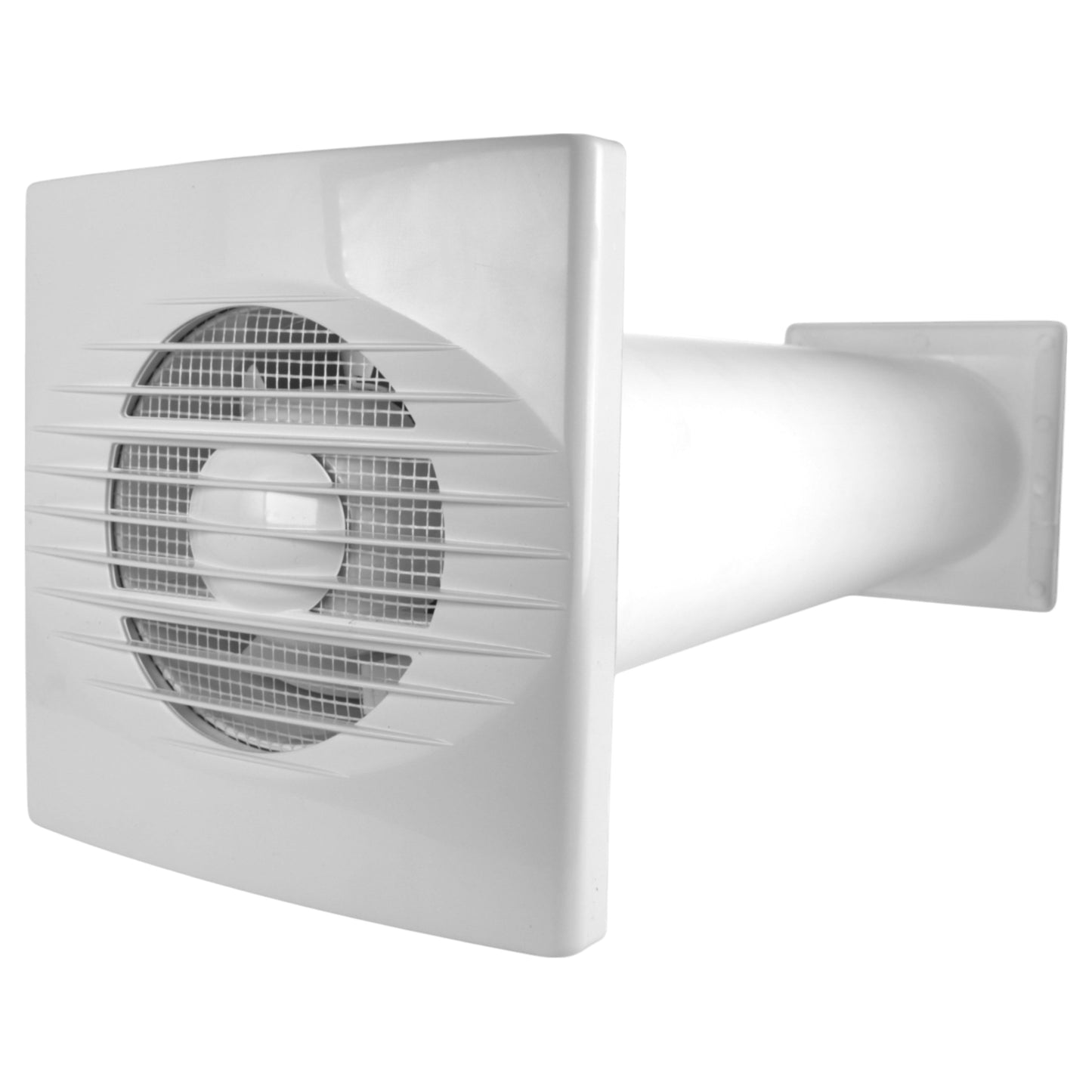 Through Wall Ventilation Kit RICO Standard Fan with Brown External Vent