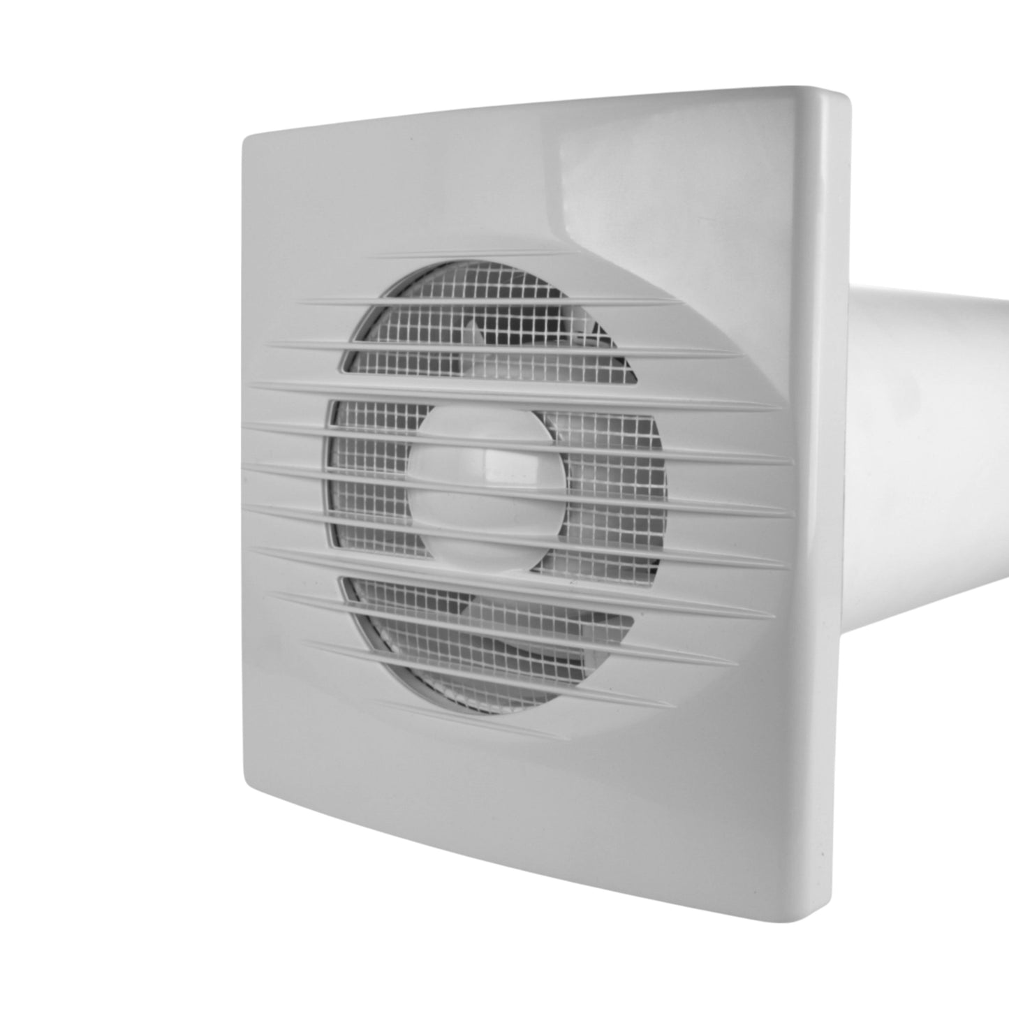Through Wall Ventilation Kit RICO Timer and Humidistat Fan with Brown External Vent