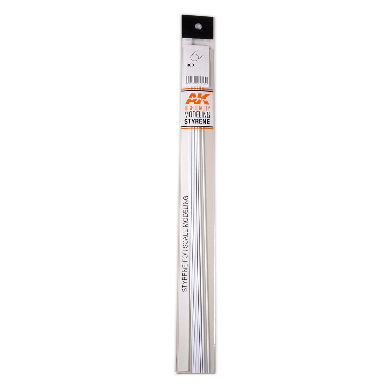 AK Interactive - Rod 1.00 Diameter x 350mm - Styrene Strip