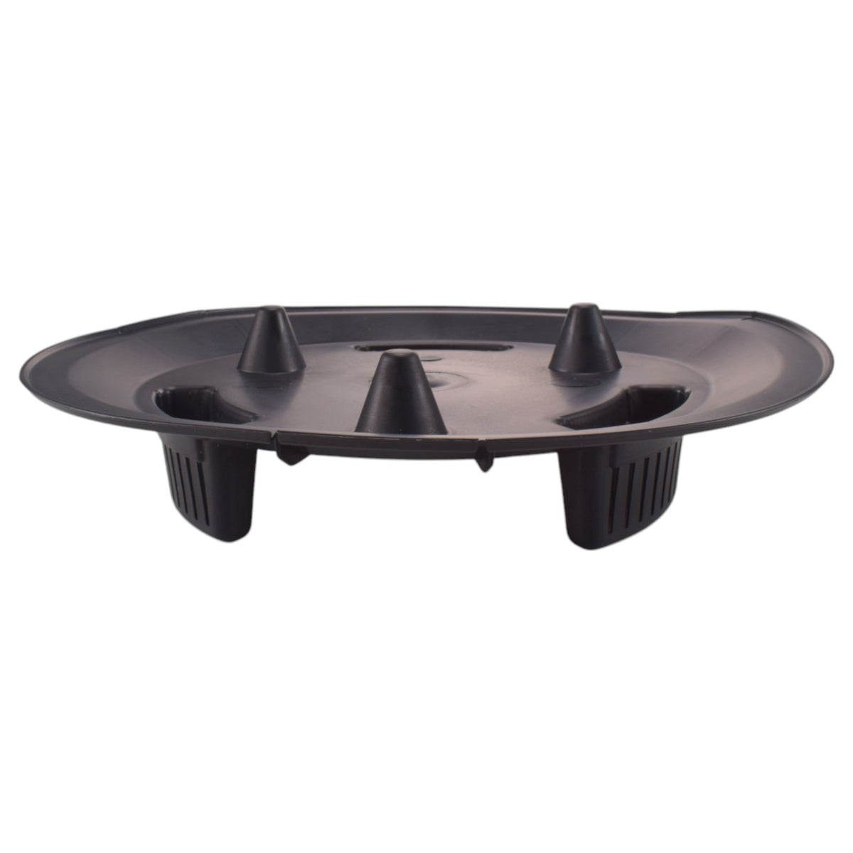Roma Bowl Pot with Legs, Insert and Hole with Plug 290mm White