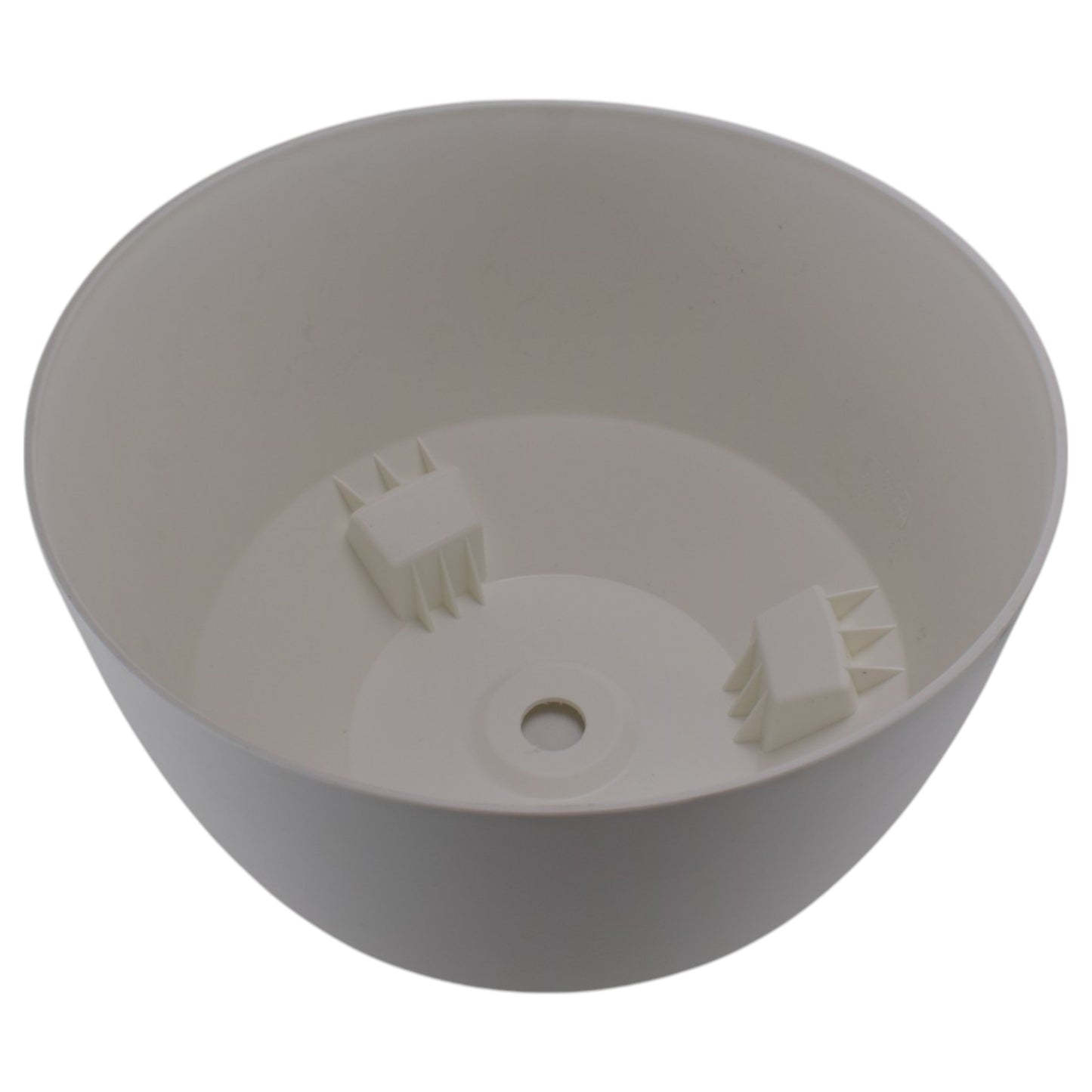 Roma Bowl Pot with Legs, Insert and Hole with Plug 330mm White