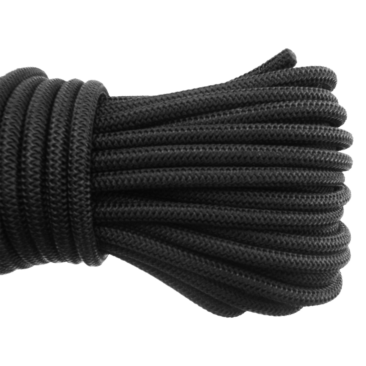 Black/Silver L-Grade Tarpaulin with 10m of 6mm Bungee Rope and 10 x Screw Type Tarp Clips