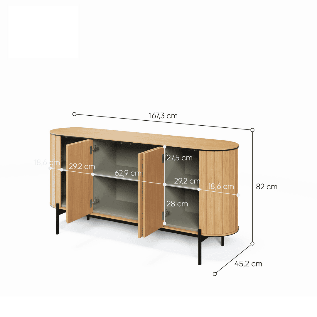Rotto RT-03 Sideboard Cabinet 167cm