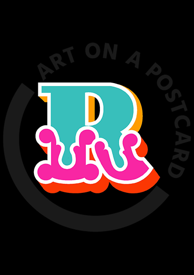 Ben Eine - Circus Font Letters, Unsigned 'R'