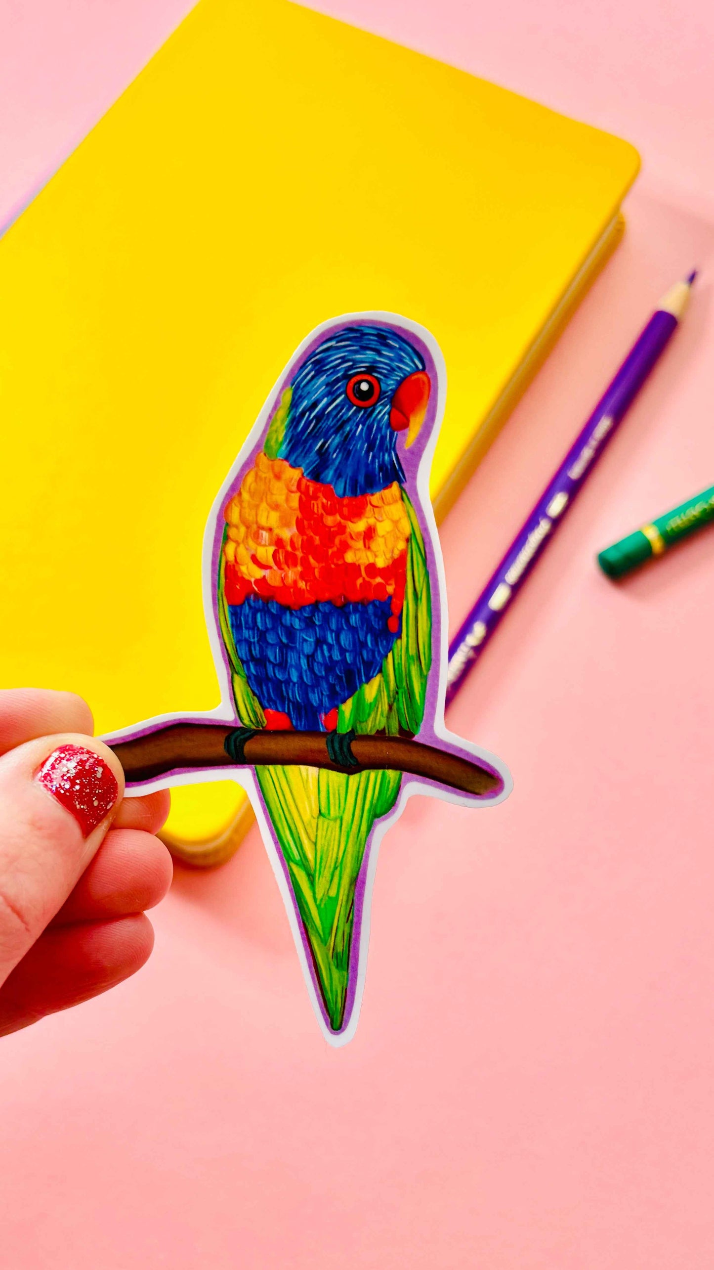 Birbfest 2025 Illustrated Birds 10cm Vinyl Sticker