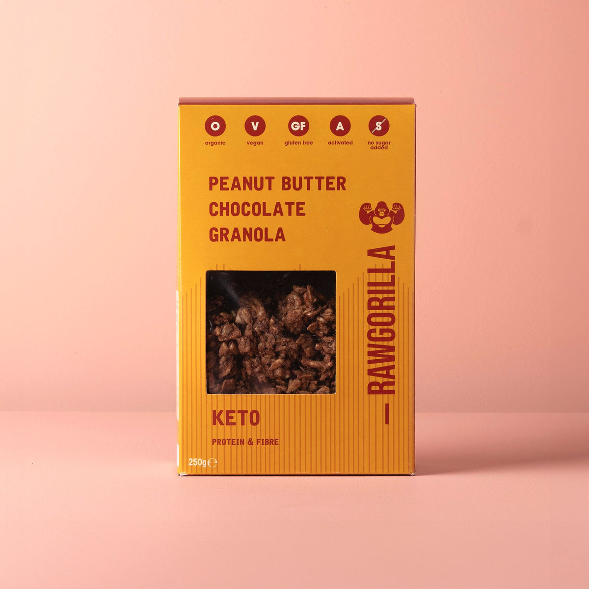 Keto Peanut Butter Chocolate Granola - 250g - RAWGORILLA