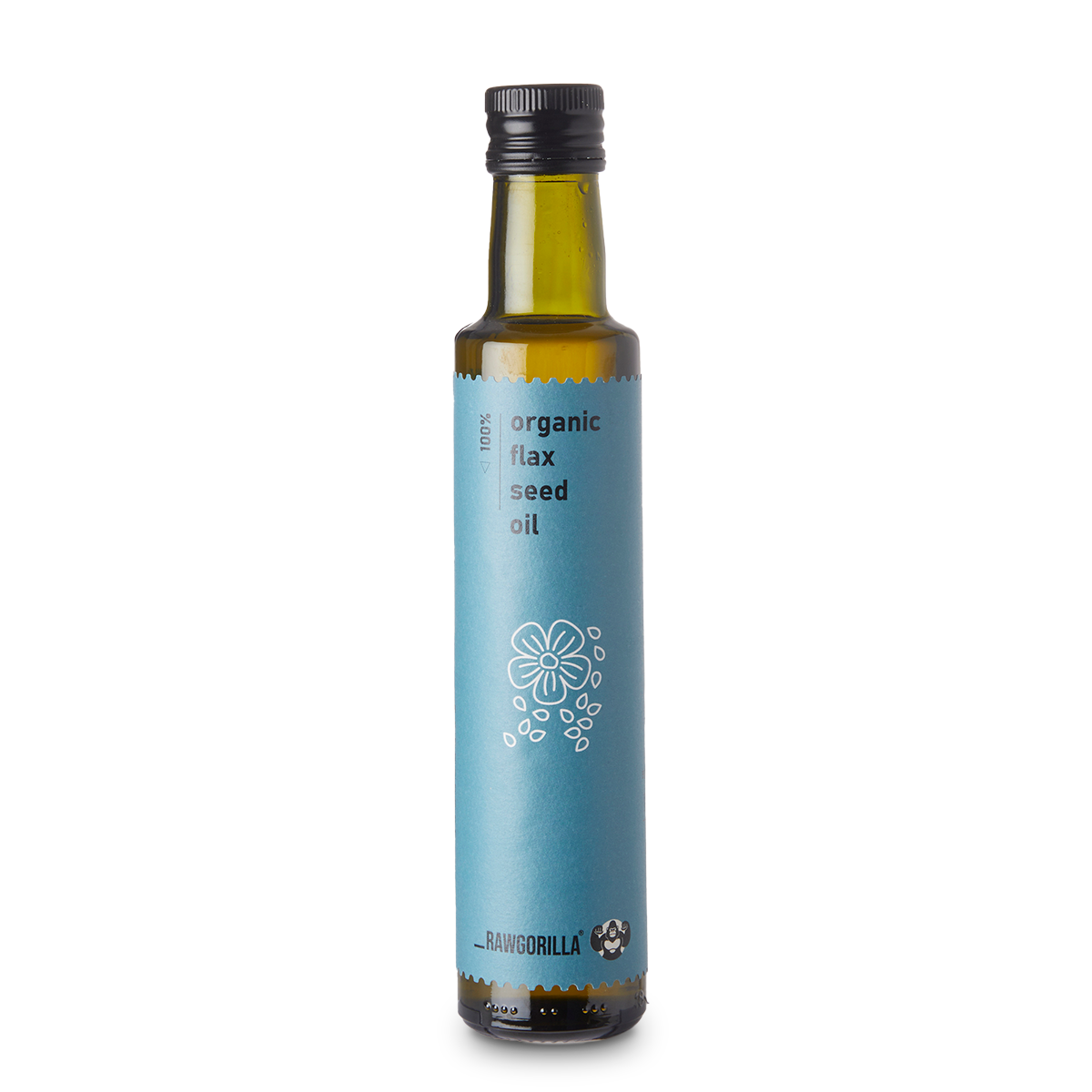 Cold Pressed Organic Flaxseed Oil  - 250ml - RAWGORILLA