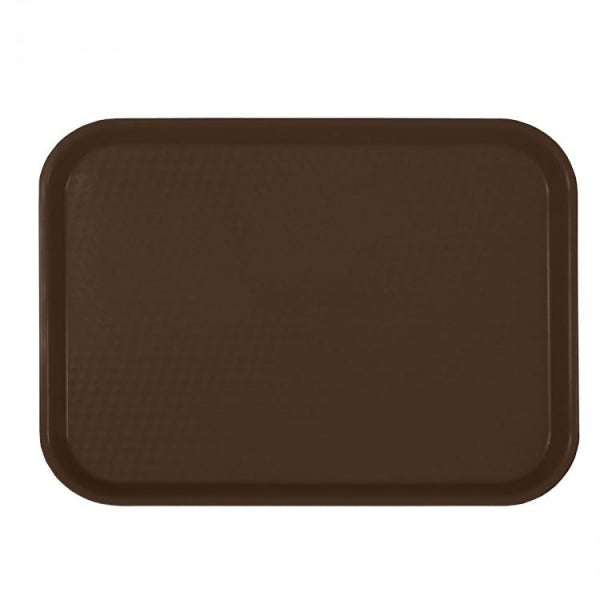 Kitchway Core Polypropylene Fast Food Tray Brown Medium 412mm