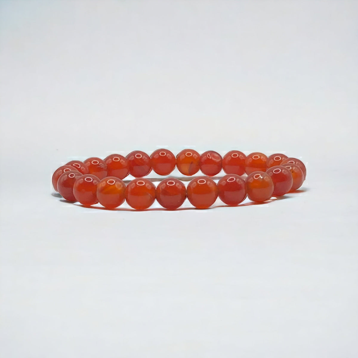 Classy Red Carnelian Strech Bracelet