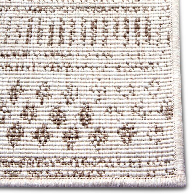 Reversible Geometric Indoor-Outdoor Flatweave Rug