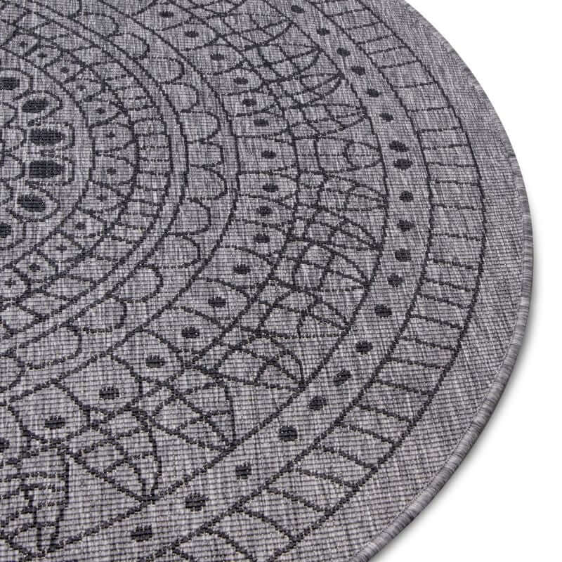 Porto Round Reversible Indoor-Outdoor Rug