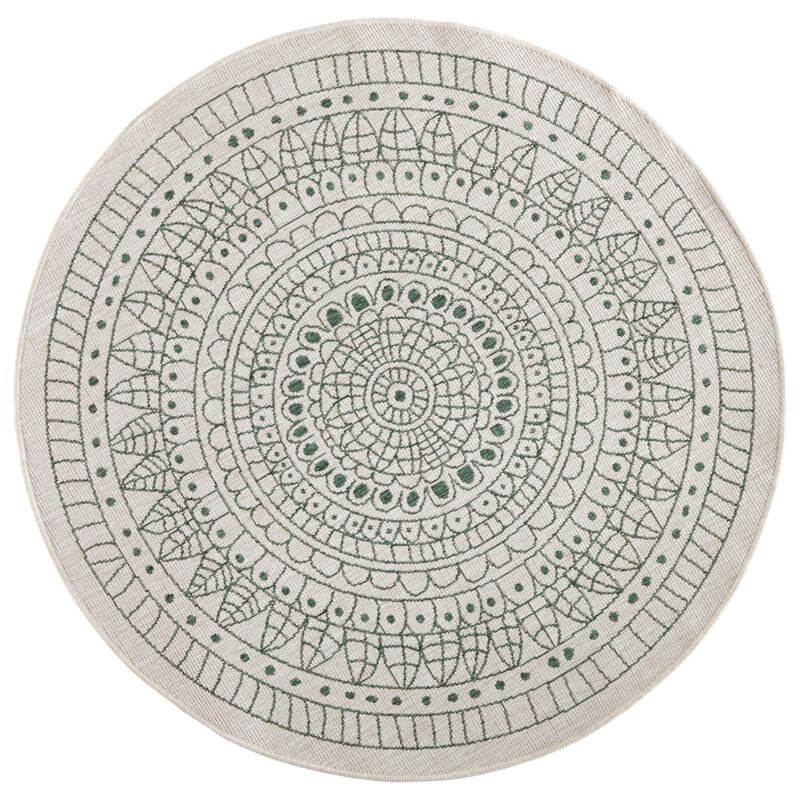 Porto Round Reversible Indoor-Outdoor Rug