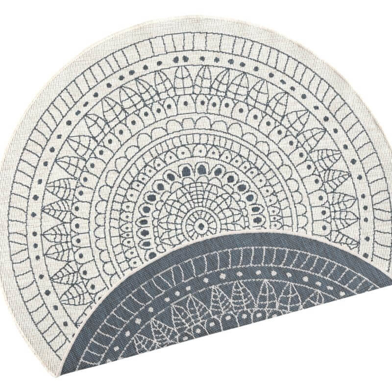 Porto Round Reversible Indoor-Outdoor Rug