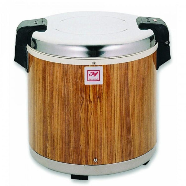 Rice Warmer with Wood Grain Finish