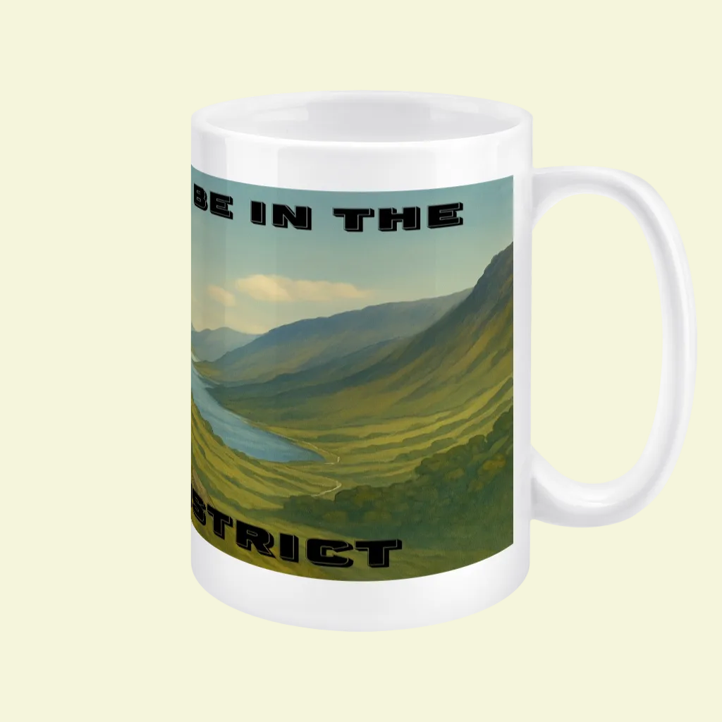 I’d Rather Be in the Lake District – 15oz Ceramic Hiking Mug