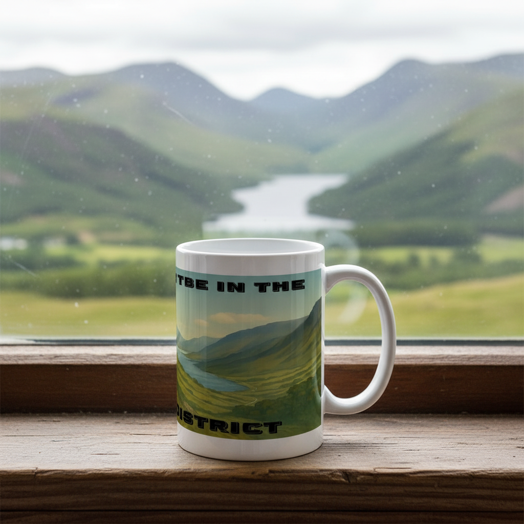 I’d Rather Be in the Lake District – 15oz Ceramic Hiking Mug