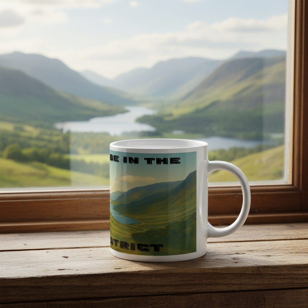 I’d Rather Be in the Lake District – 11oz Ceramic Hiking Mug