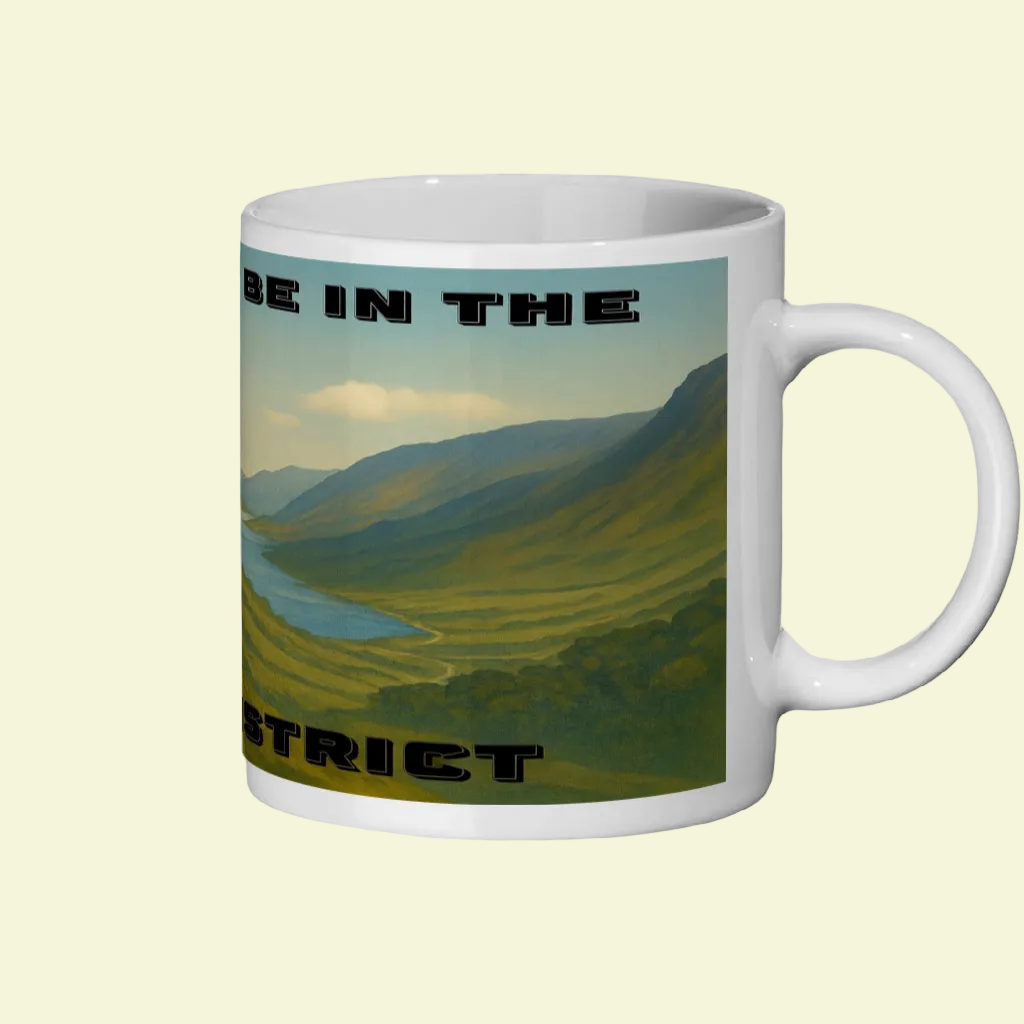 I’d Rather Be in the Lake District – 11oz Ceramic Hiking Mug