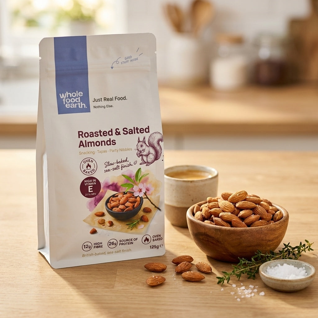 Roasted & Salted Almonds (Baked)