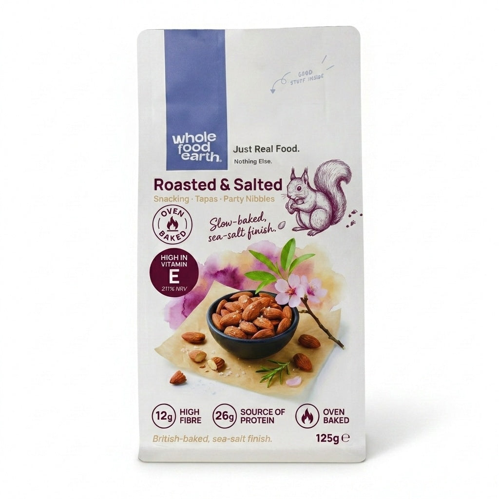 Roasted & Salted Almonds (Baked)