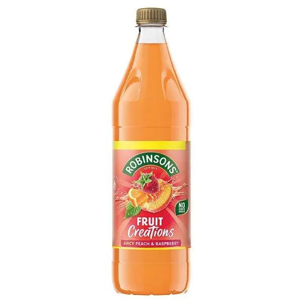 Robinsons Fruit Creations Peach & Raspberry Squash 750ml (Case of 8)