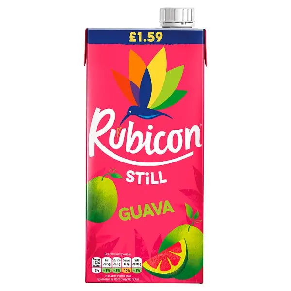 Rubicon Still Guava Juice Drink 1 Litre (Case of 12)