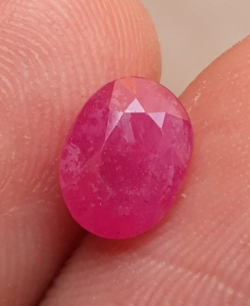 1.8ct Ruby - Pink Ruby - Yaqoot, RatnaRaj, Yakkut - July Birthstone - 8x6.2mm