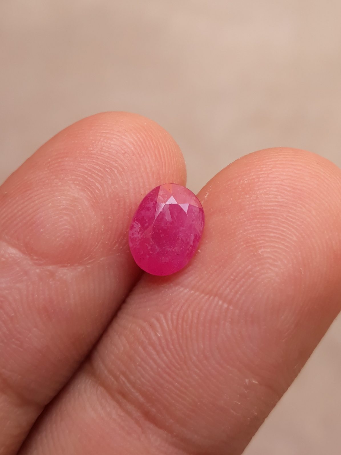 1.8ct Ruby - Pink Ruby - Yaqoot, RatnaRaj, Yakkut - July Birthstone - 8x6.2mm
