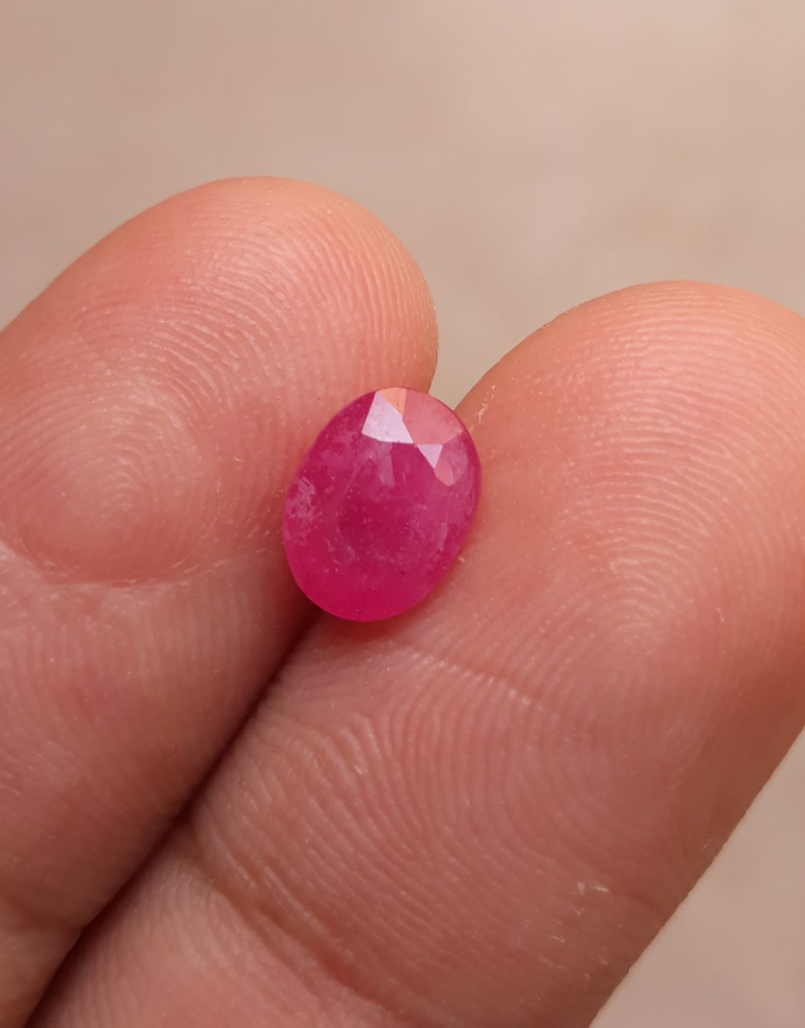 1.8ct Ruby - Pink Ruby - Yaqoot, RatnaRaj, Yakkut - July Birthstone - 8x6.2mm