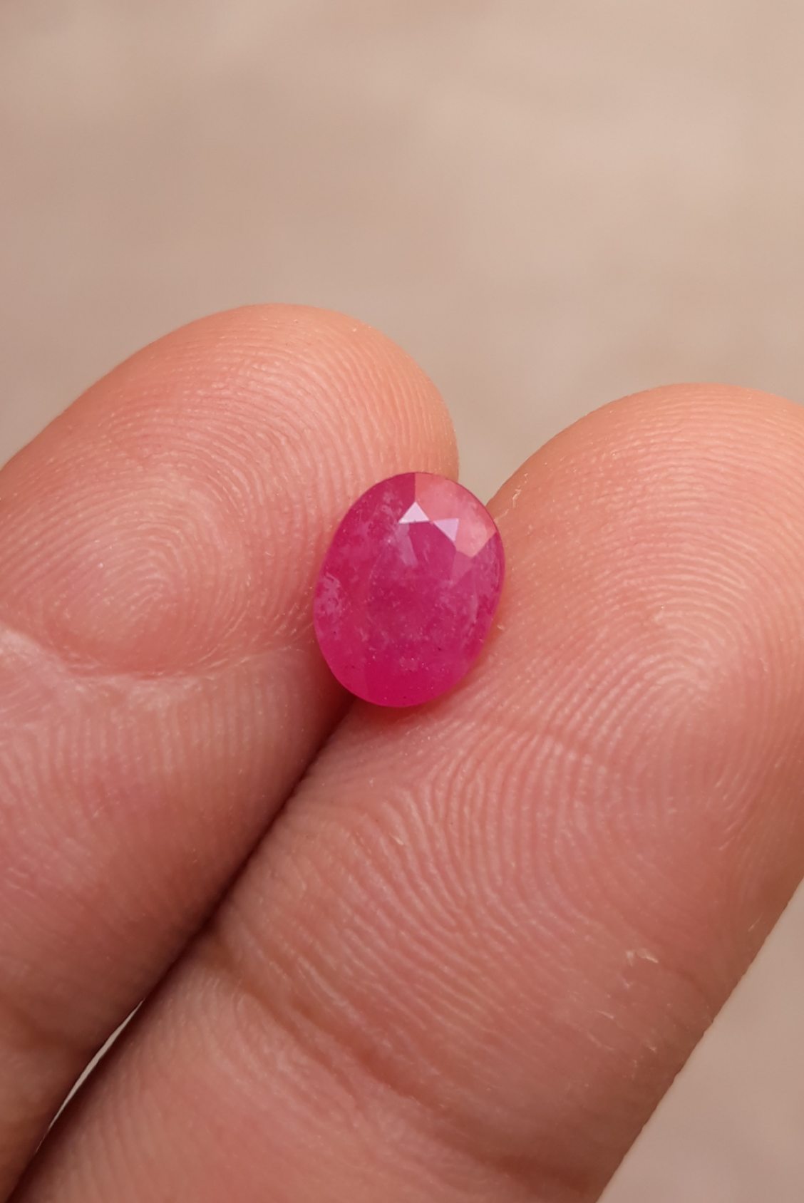 1.8ct Ruby - Pink Ruby - Yaqoot, RatnaRaj, Yakkut - July Birthstone - 8x6.2mm