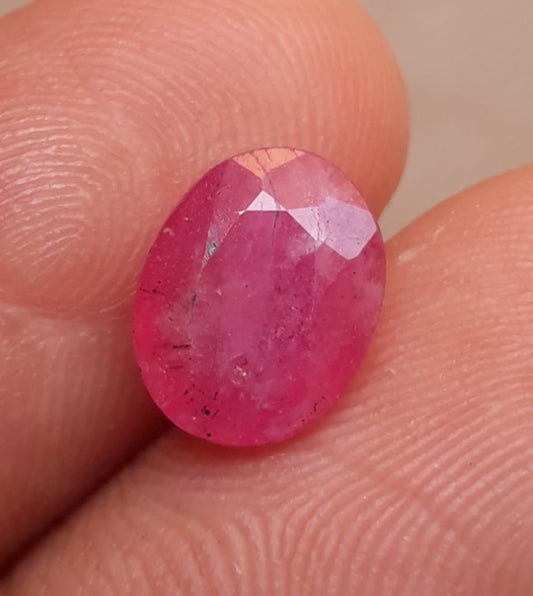 2.8ct Ruby - Pink Ruby - Yaqoot, RatnaRaj, Yakkut - July Birthstone - 10x8mm