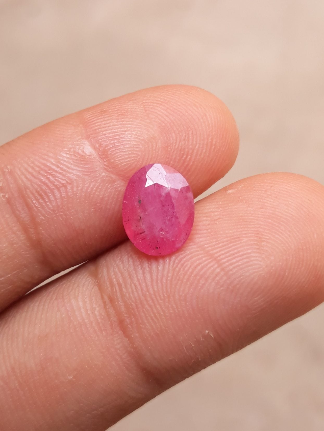 2.8ct Ruby - Pink Ruby - Yaqoot, RatnaRaj, Yakkut - July Birthstone - 10x8mm