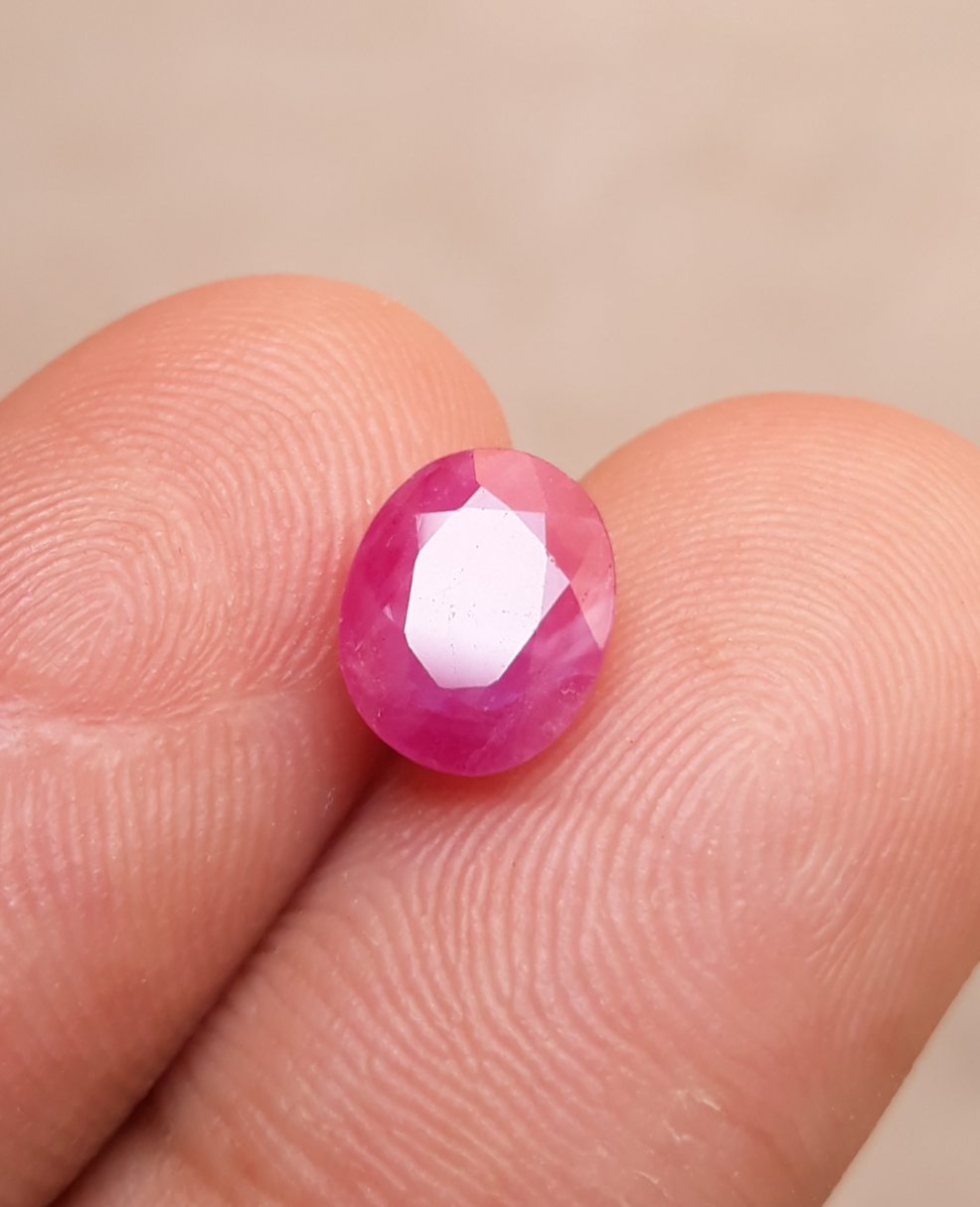 2.3ct Ruby - Pink Ruby - Yaqoot, RatnaRaj, Yakkut - July Birthstone - 8.4x7mm