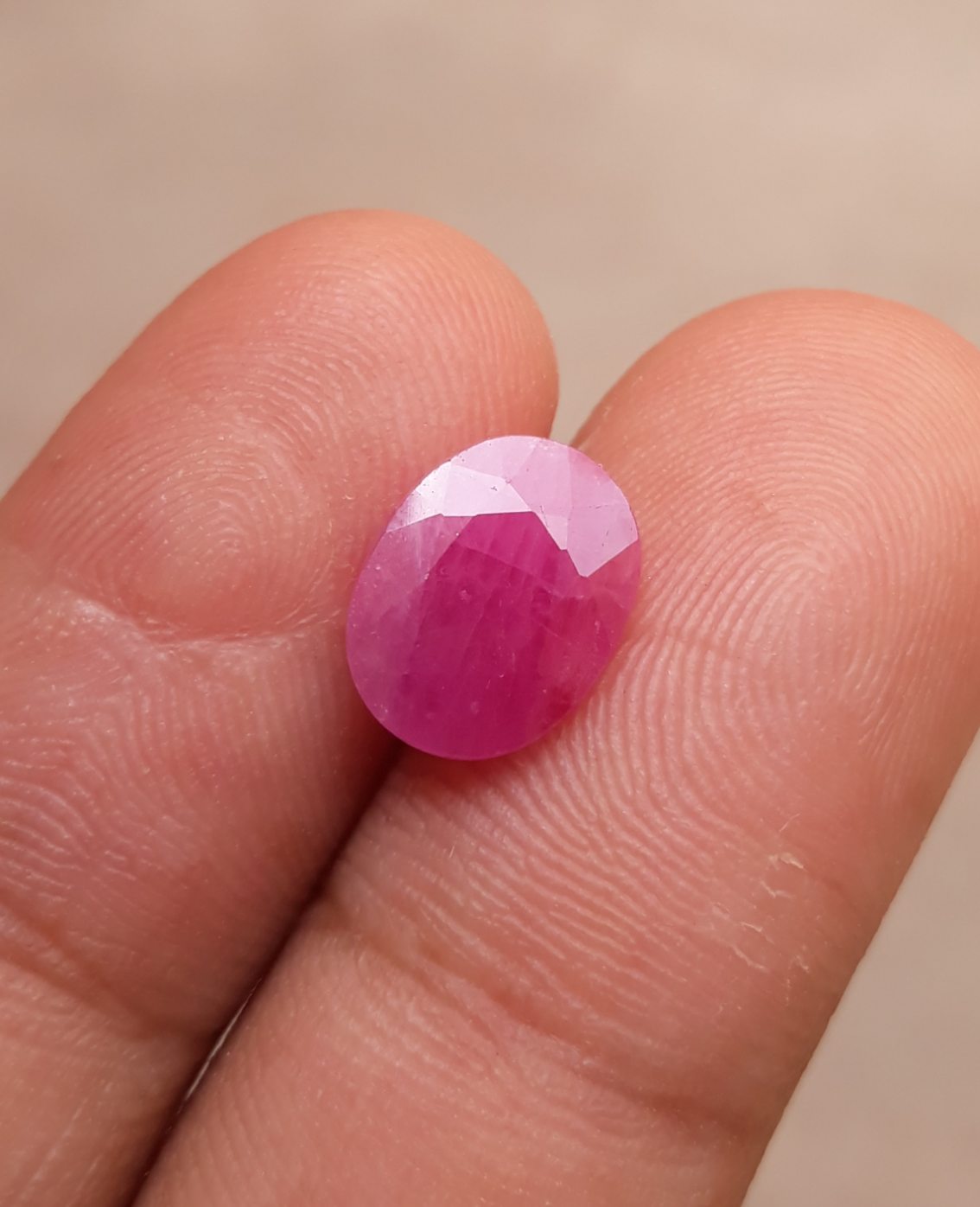 3.1ctRuby - Pink Ruby - Yaqoot, RatnaRaj, Yakkut - July Birthstone - 10.7x8mm