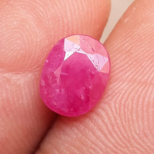2.3ct Ruby - Pink Ruby - Yaqoot, RatnaRaj, Yakkut - July Birthstone - 9x7mm