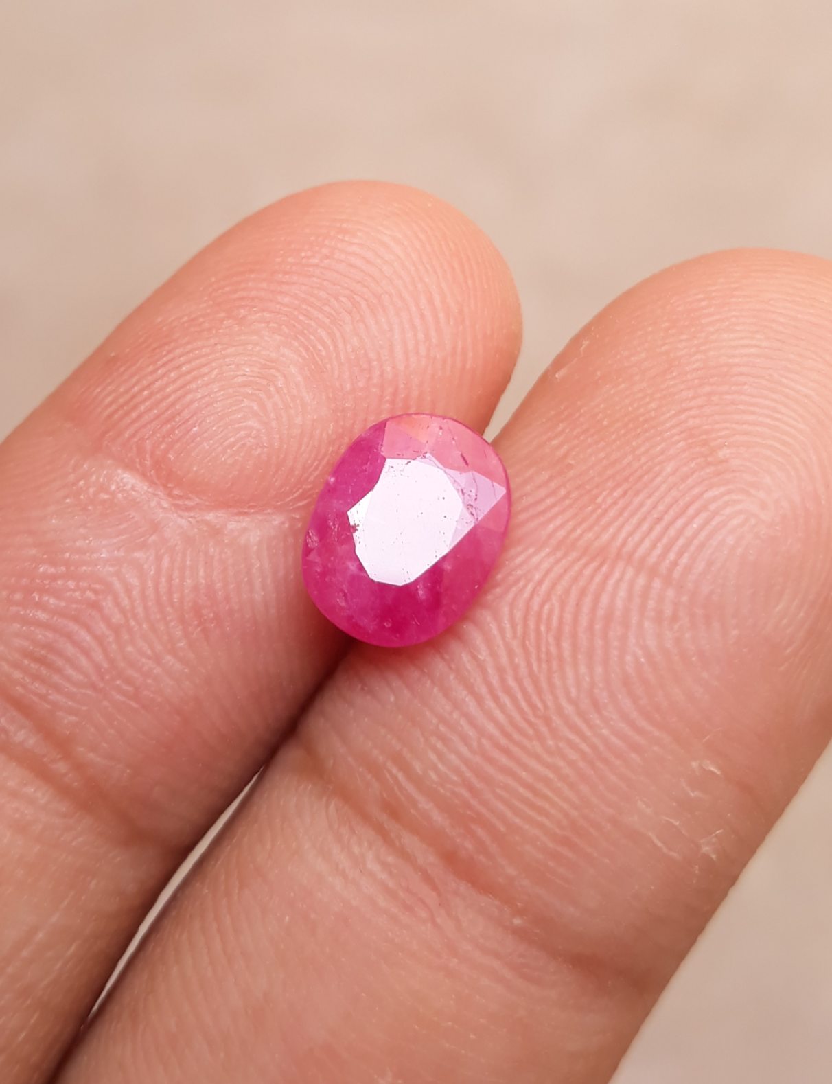 2.3ct Ruby - Pink Ruby - Yaqoot, RatnaRaj, Yakkut - July Birthstone - 9x7mm